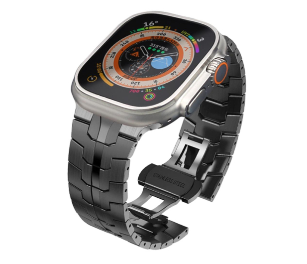 Tech-Protect Stainless Line do Apple Watch 44/45/46/49 mm Black - 1285521 - zdjęcie 2